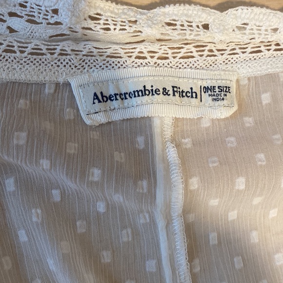 Abercrombie & Fitch white kimono swim cover up - Picture 3 of 3
